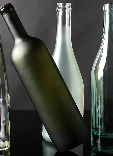 стъклени бутилки